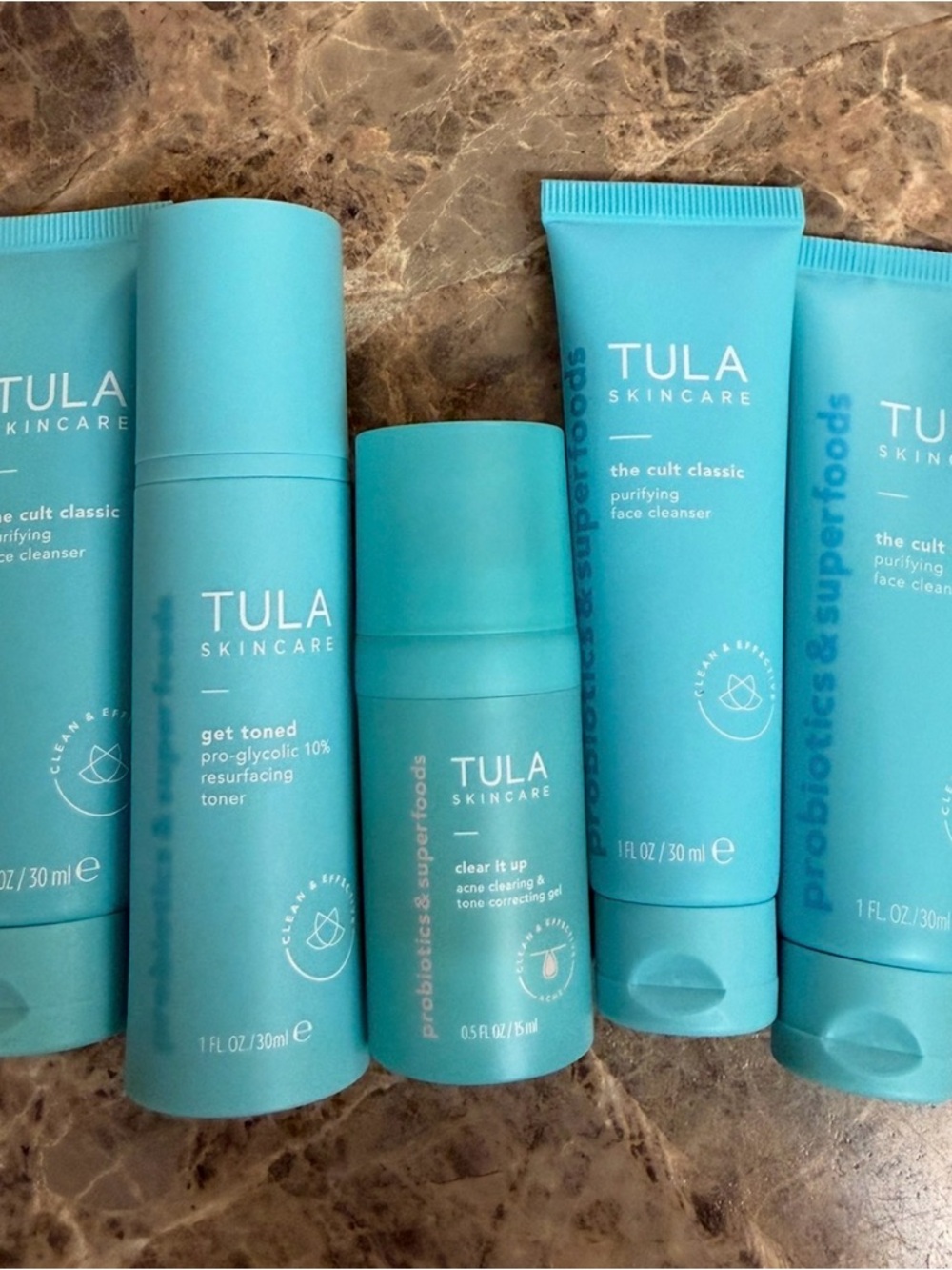 Tula skincare bundle.